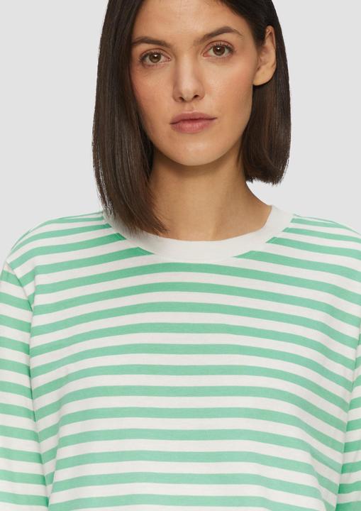 Produktbild S.Oliver T-Shirt Gestreiftes Langarmshirt aus Baumwolljersey (42)