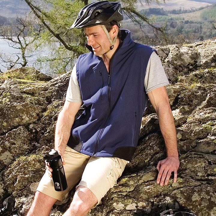 Actual product image Regatta Softshell waistcoat water-repellent breathable (M)