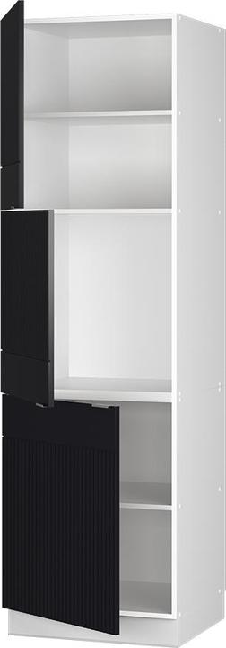 Schwarz gestreift, Weiss