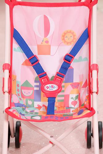 Actual product image Zapf Creation BABY born Kinderwagen mit Tasche Pink