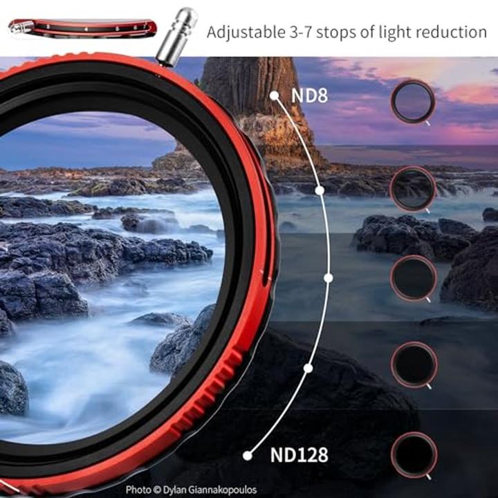 Produktbild Haida Polfilter und Variabler ND Filter in einem 72mm (72 mm, ND- / Graufilter, Polarisationsfilter)