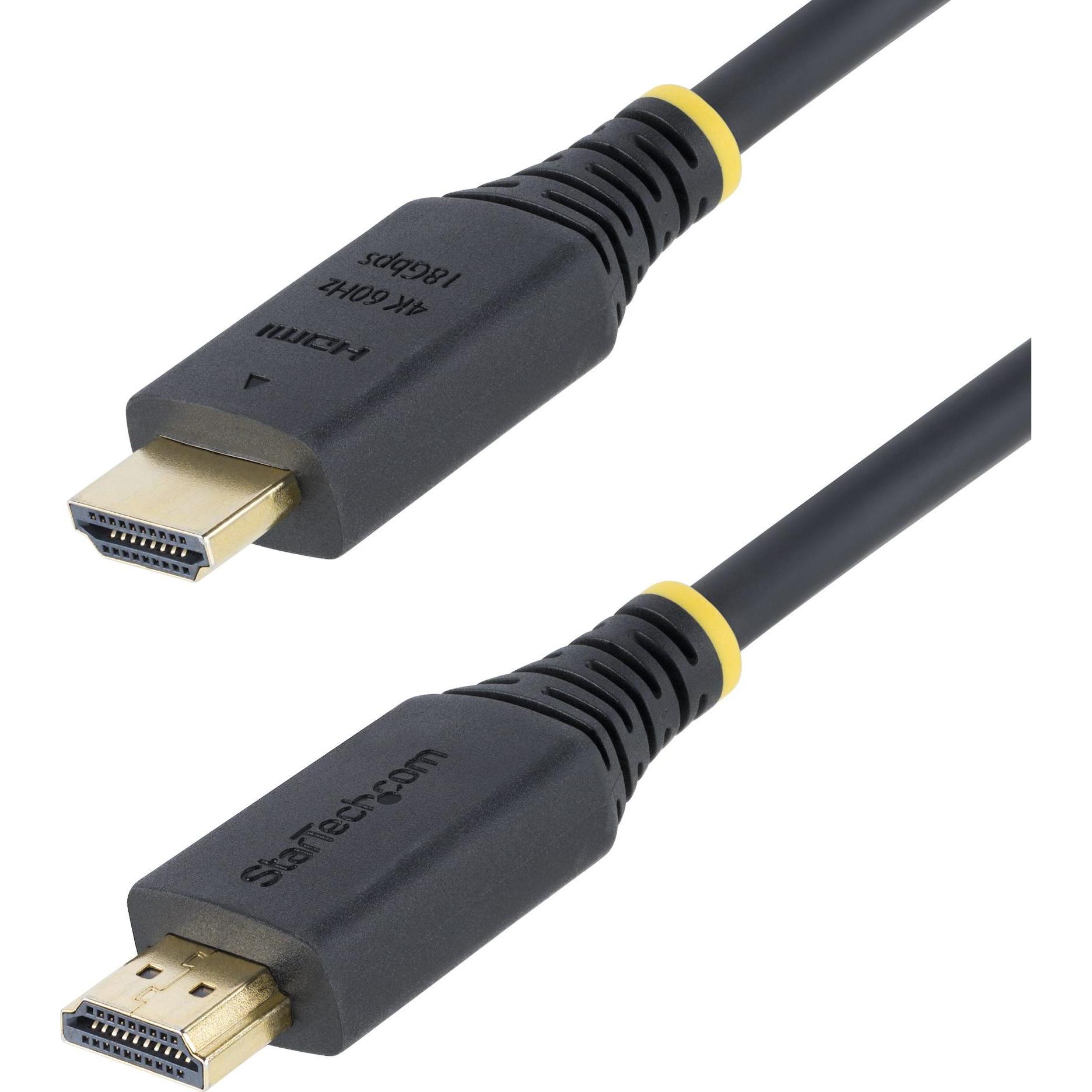 StarTech Cable Premium Certified HDMI Cable 1m (1 m, HDMI), Video Kabel