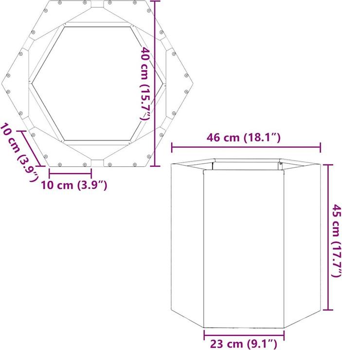 Produktbild vidaXL Pflanzkübel