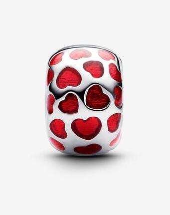 Actual product image Pandora Hearts Round Clip Charm (Enamel)