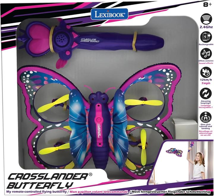 Actual product image Lexibook Butterfly Drone Crosslander (RCBUT)