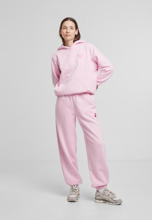 Immagine prodotto Mister Tee MisterTee Heart Signs EMB Ladies Fluffy Hoody - 193907 (XS)