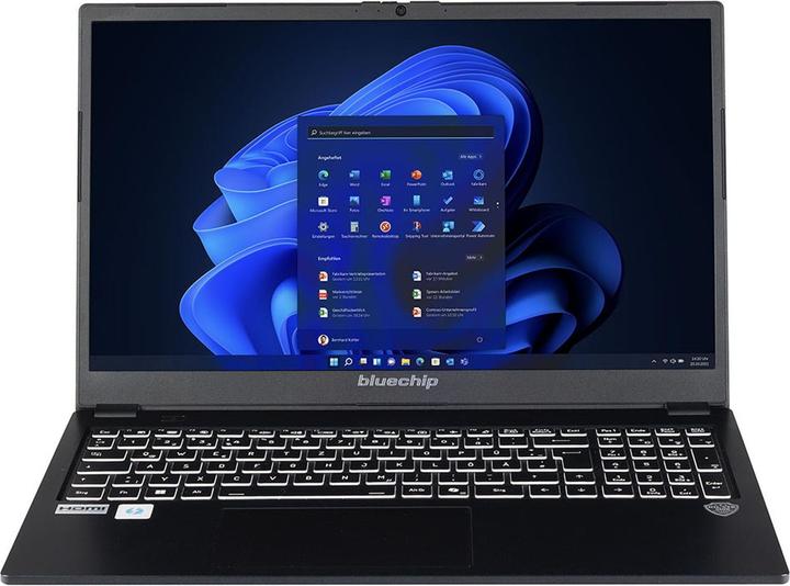 Produktbild Bluechip TRAVELline B15W60 Intel® Core™ 5 Prozessor 120U / bis zu 5.00 GHz, Windows 11 Pro,... (15.60", 500 GB, 16 GB, DE, Intel Core 5 120U)