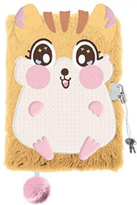 Majewski Tagebuch mit Vorhängeschloss A5/96K 3D-Hamster (A5)