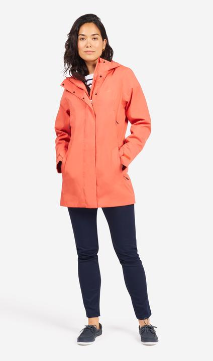 Produktbild Tribord Women’s long waterproof raincoat - Sailing 500 brick (3XL)
