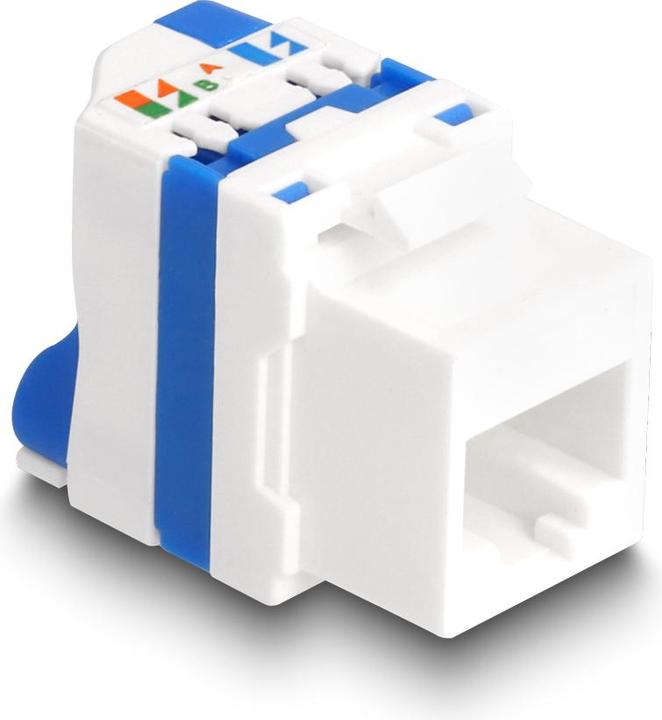 Produktbild Delock Keystone Modul RJ45 Buchse zu LSA Cat.6A werkzeugfre (Keystone Modul)