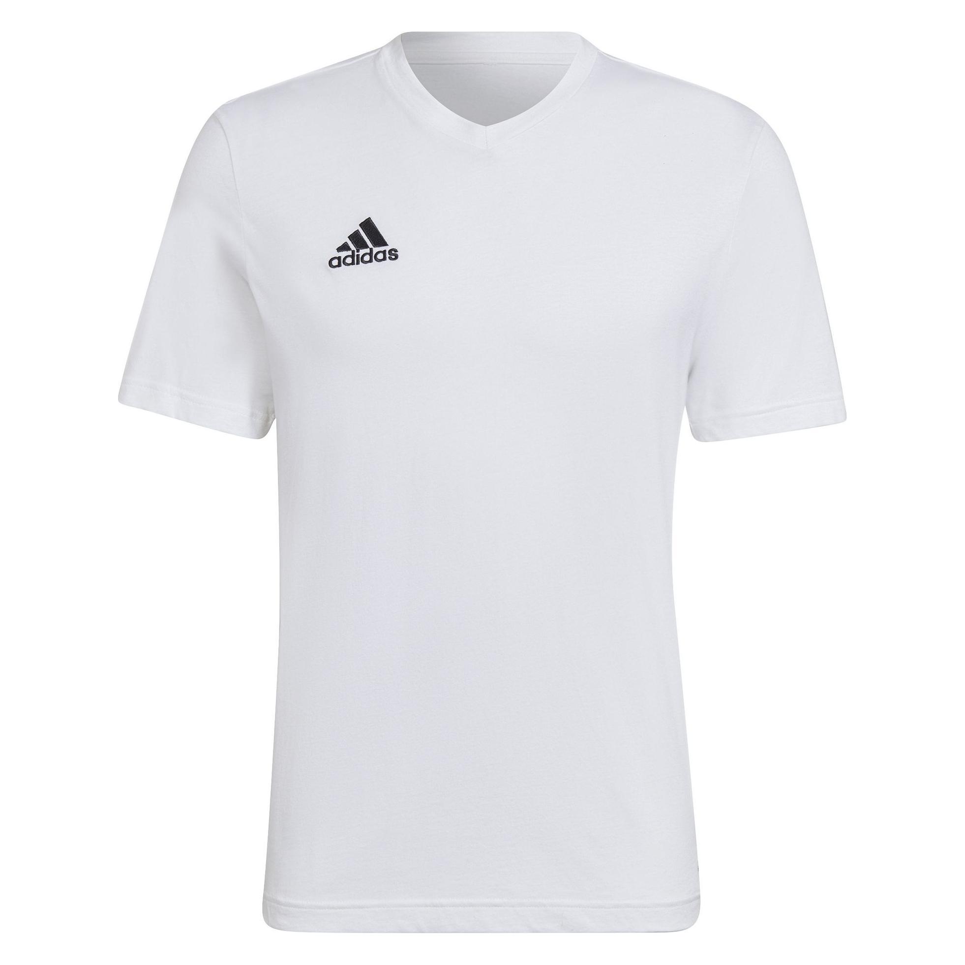 Adidas, Mannen, Sportief Shirt, Entrada 22 T-shirt Mannen (S), Wit, S