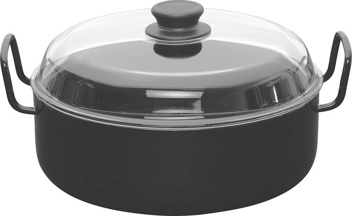 Produktbild Riess Schmorpfanne 'Oma's' (Bräter + Schmortopf, Emaille, Stahl, 28 x 9 cm)