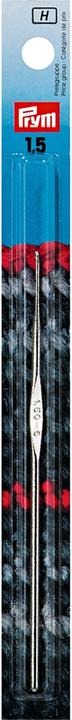 Actual product image Prym Crochet hook without handle, silver 1.50 mm, card