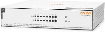 Produktbild HPE Aruba Instant On 1430 8G Class4 PoE 64W, Non gestito, L2, Gigabit Etherne (8 Ports)