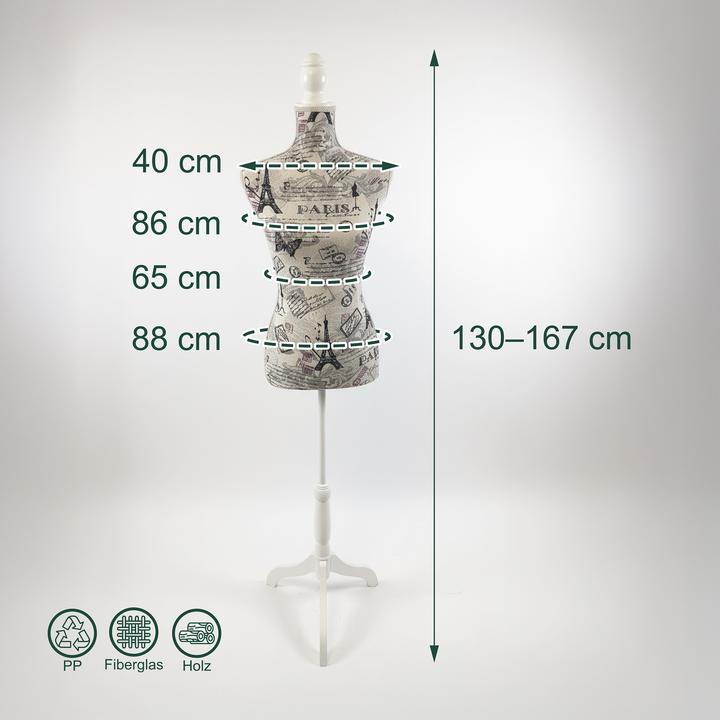 Actual product image Relaxdays dressform