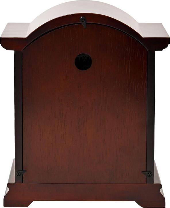 Actual product image William Widdop Wm. Widdop Dark Walnut Finish Broken Arch Pendulum Clock