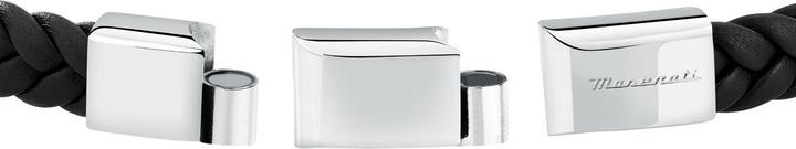 Produktbild Maserati Recycled Leather Armband (20 cm, Edelstahl, Leder)