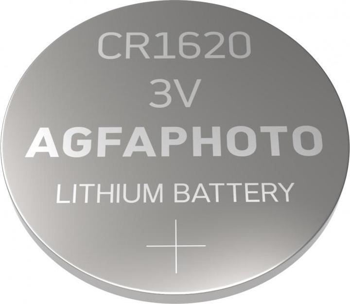 Produktbild AGFAPHOTO Knopfzelle CR 1620 Lithium 3 V 5 St. (5 Stk., CR1620)