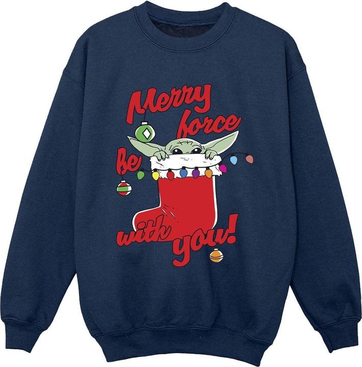 Image du produit Star Wars - Sweat MERRY FORCE BE WITH YOU - Garçon (152, 158)