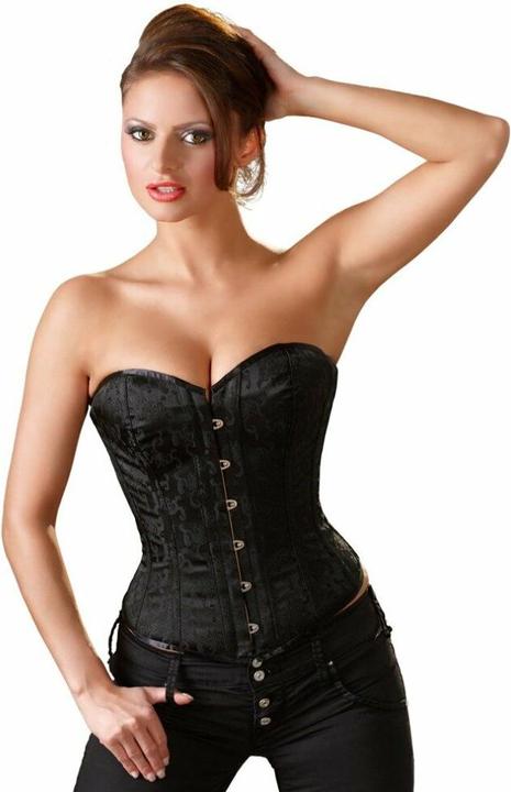 Image du produit Cottelli Collection Corsage à jarretelles noir (XL)