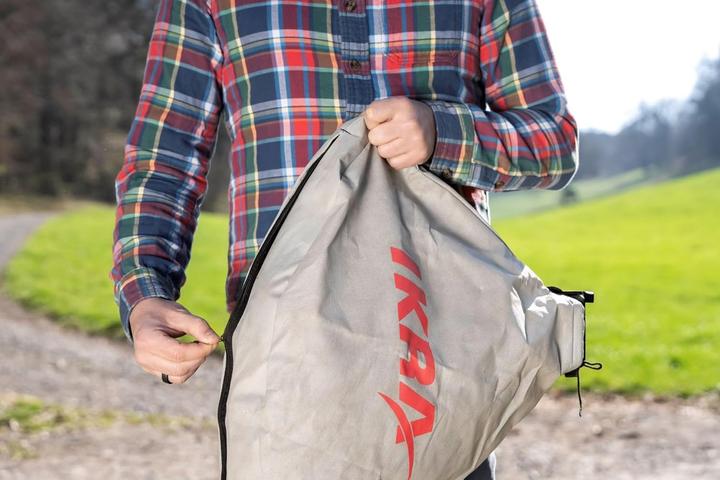 Actual product image Ikra 3-in-1 Leaf Vacuum Blower Shredder with 2 Rechargeable Batteries & Dual Charger (Rechargeable battery operated, Leaf blower, Leaf vacuums)