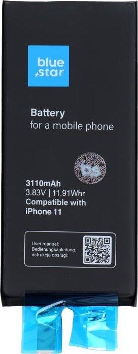 Produktbild Battery Blue Star BLUE STAR HQ battery without BMS for IPHONE 11 3110 mAh