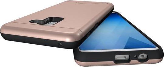 Actual product image MU Classic Hard and soft plastic cover with kickstand (Samsung Galaxy A8 (2018))