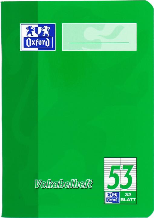 Produktbild Oxford Vokabelheft (A6, Liniert, Harter Einband)