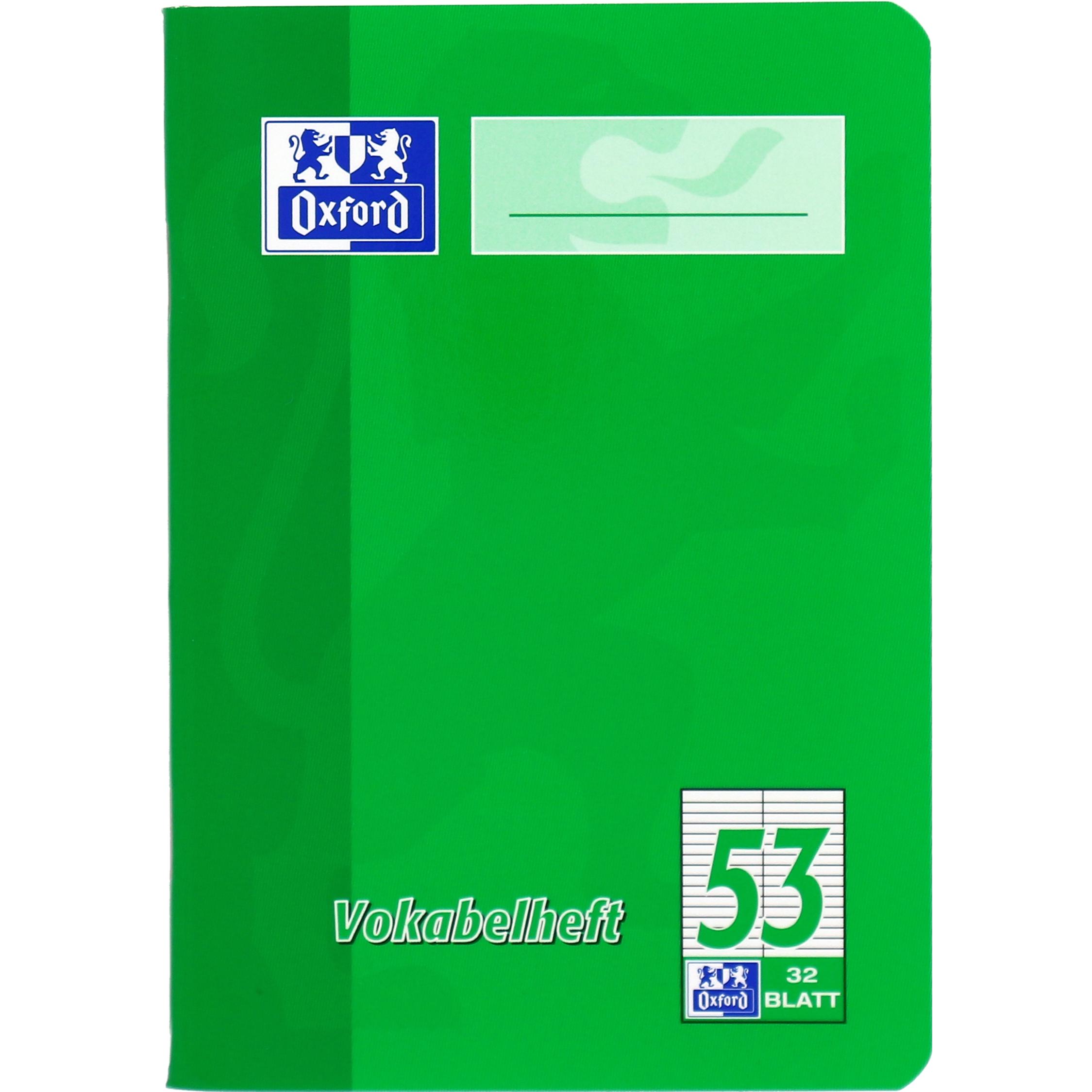 Thumbnail - Oxford, Heft + Block, Vokabelheft (A6, Liniert, Harter Einband)