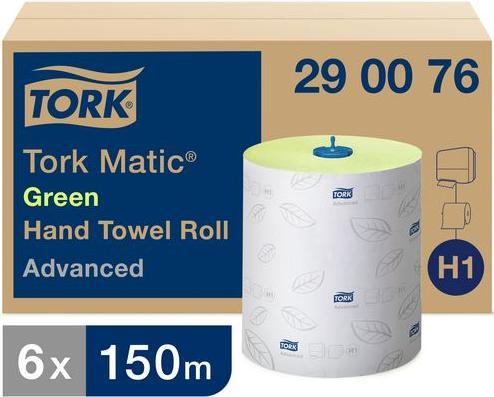 Actual product image Tork Hand Towel Roll Green 625x6 (1 x)