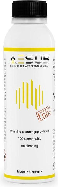 Actual product image Aesub Scanning spray airbrush solution yellow 200ml