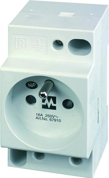 Produktbild Murr Elektronik Modlink MSVD Steckdose Frankreich 250VAC/16A Schraubklemmen Tragschienenmontage