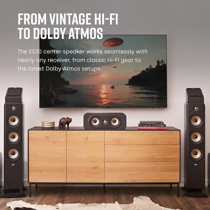 Actual product image Polk SIGS30CELBK Signature Elite