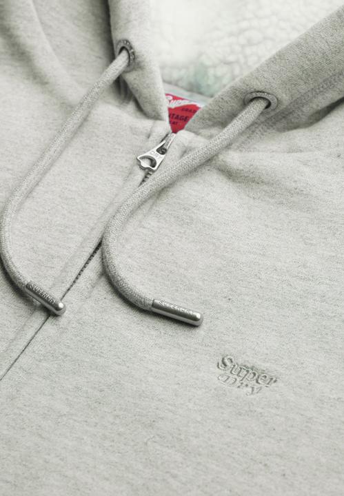 Image du produit Superdry Sweat à capuche zippé doublé en Borg Essential (M)