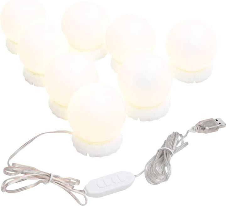 Immagine prodotto vidaXL Wandspiegel mit LED-Leuchte (80 x 60 cm)