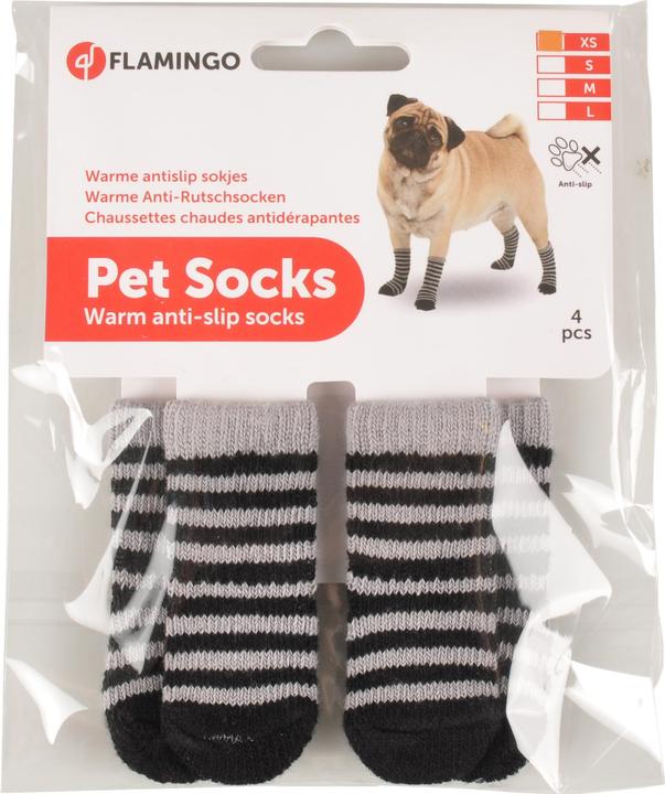 Productafbeelding Flamingo Sokken 4 Stuks/Set S Zwart/Grijs (S)