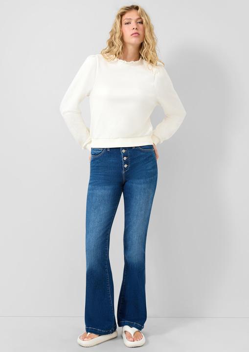 Produktbild s.Oliver Sweatshirt mit Spitze (M)