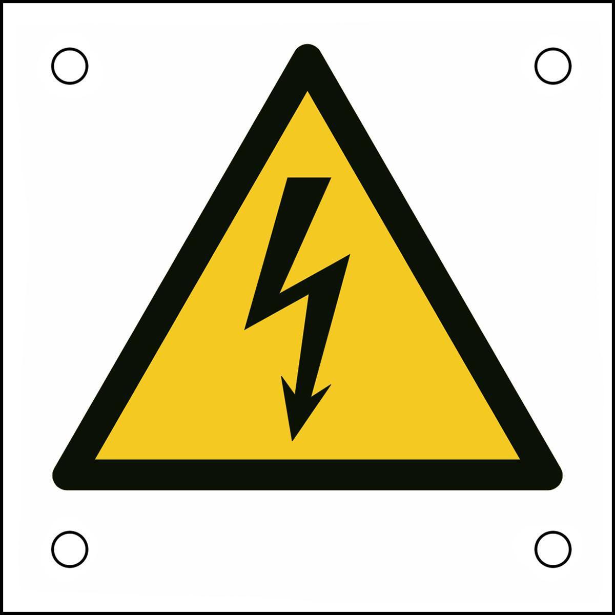 Brady, Sicherheitskennzeichnung, ISO-Sicherheitsschild - Warnung vor elektrischer Spannung