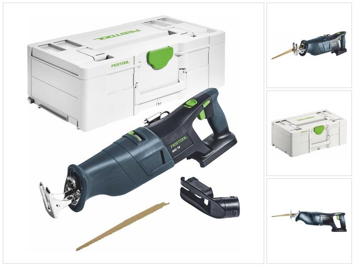 4.3 BI, Systainer SYS3 L 187, - Extraction device RSC-AV, reciprocating saw blade WOOD UNIVERSAL HSR 230