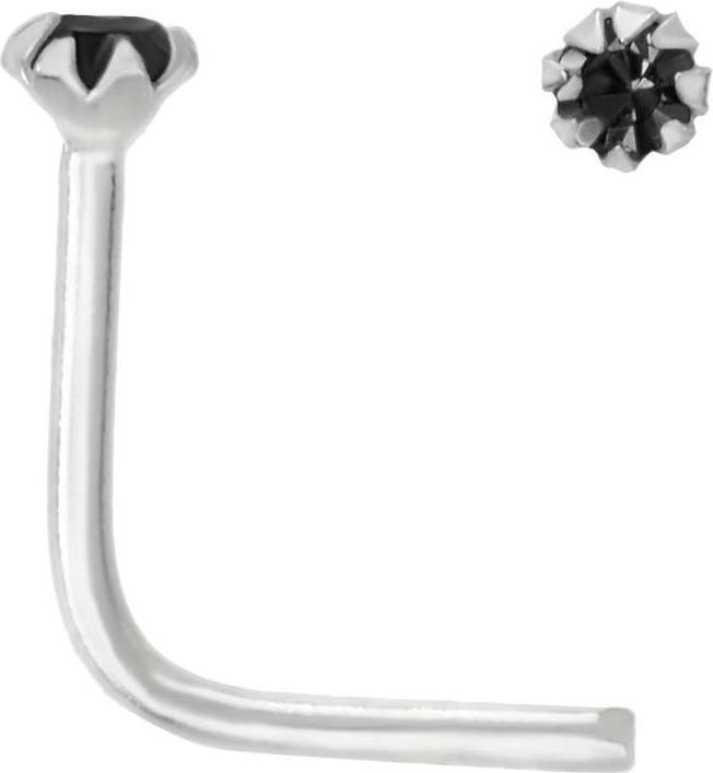 Schwarz, silberfarbig