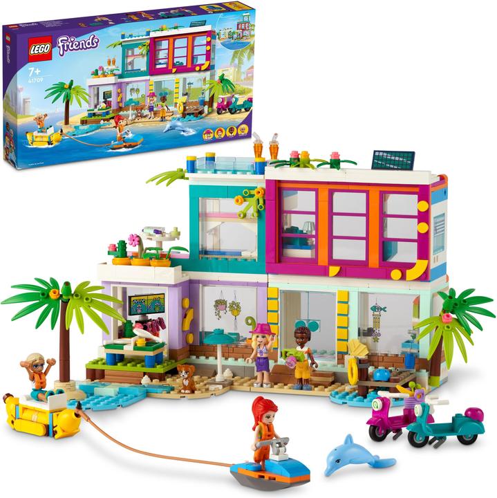 Immagine prodotto LEGO Friends 41709 Casa sulla spiaggia per le vacanze (41709, LEGO Friends)