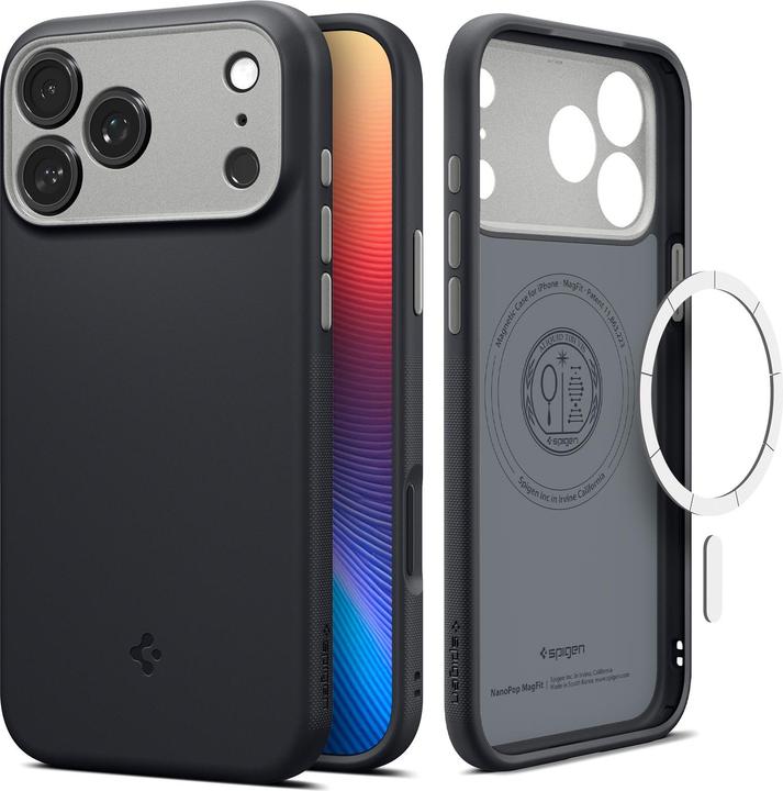 Produktbild Spigen - Caseology Nano Pop MagSafe - iPhone 17 Pro Max - Black Sesame (Apple iPhone 17 Pro Max)