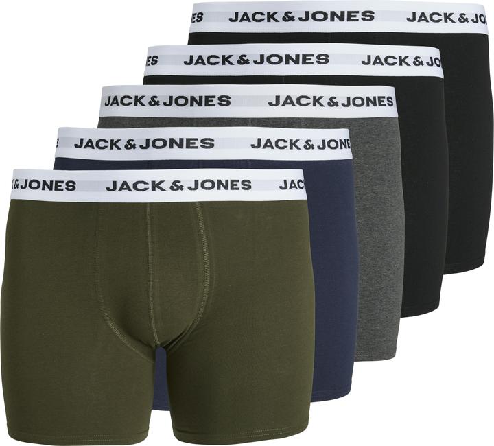 Produktbild Jack & Jones Jacbasic White Wb Trunks 5 Pack Noos Pls (6XL, 5er Pack)