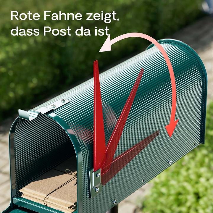 Actual product image Wiltec US Mailbox American Design Letterbox Postbox Letter Mail Post Box