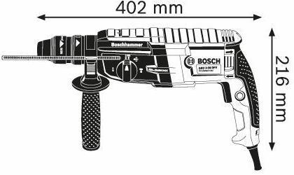 Actual product image Bosch Professional GBH 2-28 DFV with L-Boxx (Electrical connection)