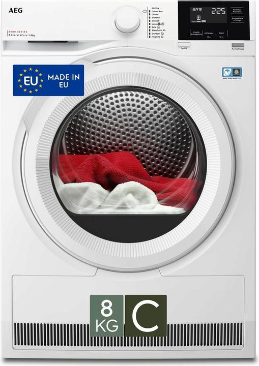 Produktbild AEG TR8G83GW Wäschetrockner (8 kg, Wechselbar)