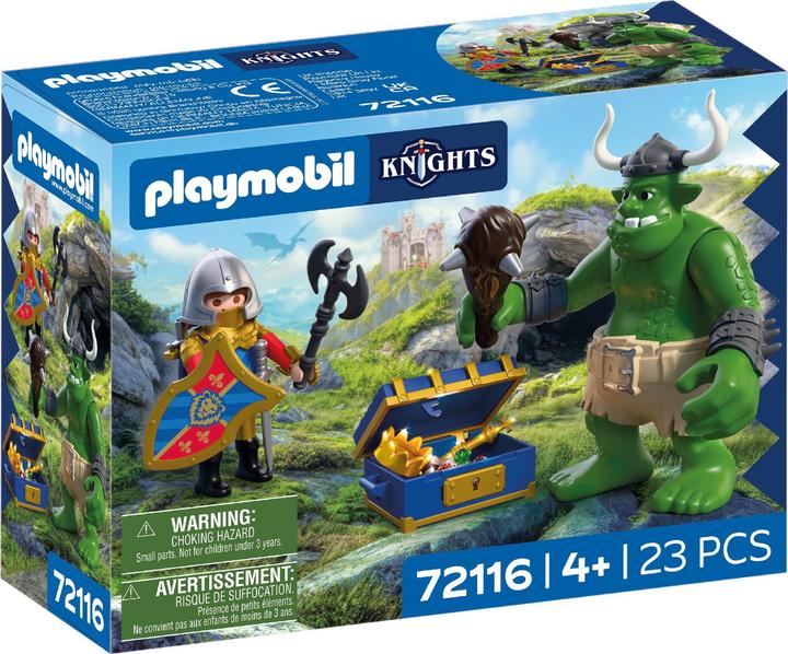 Actual product image Playmobil 72116 Troll mit Löwenritterschatz