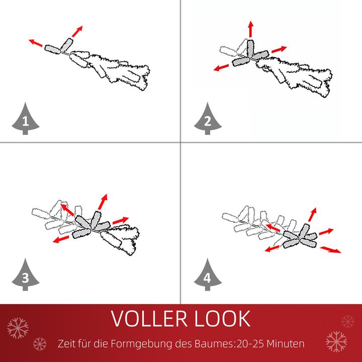 Actual product image Homcom Christmas tree (150 cm)