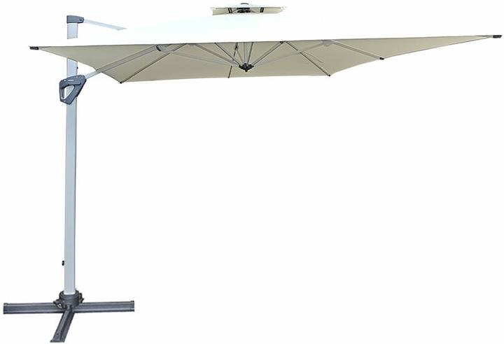 Contini De Luxe Roma Ampelschirm 3x4m beige (3 m)