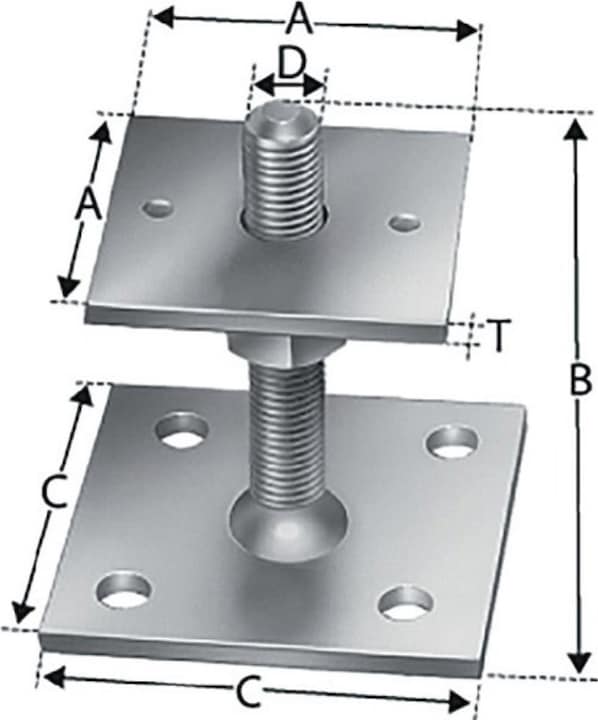 Simpson Sst Stützenfuss (Stützenfuss, 1 Stk.)